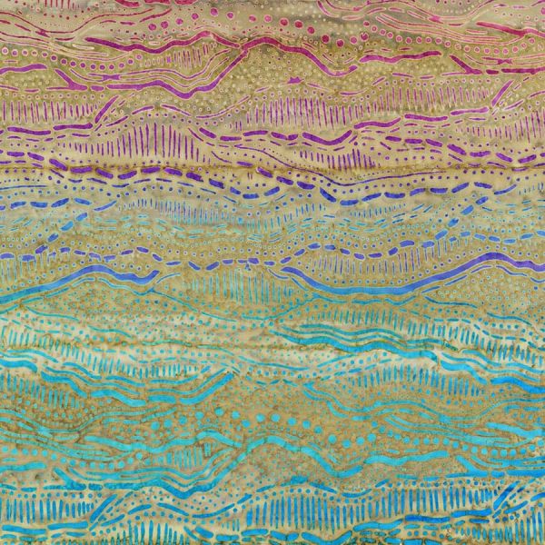 Desertscapes Mountains Natural Batik