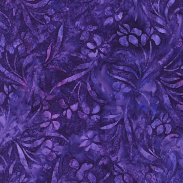 Evening Glow Purple Iris Batik
