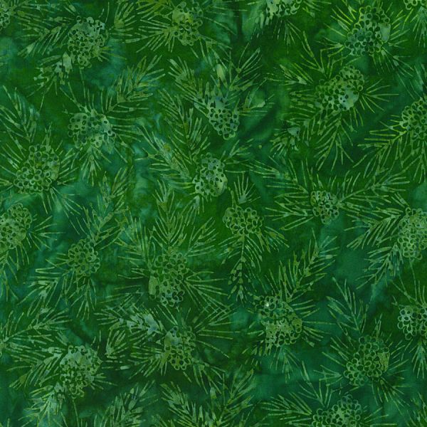Green Pinecone Batik