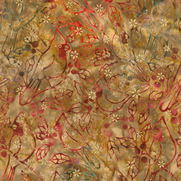  Cranberry Cardinal Batik 