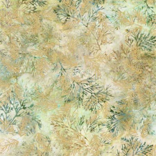 Batik Northwoods Twigs Sage