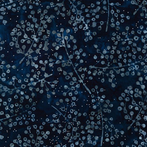 Branches Evening Metallic Batik