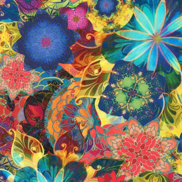 Venice Gold Multi Floral