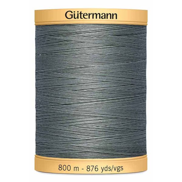 Gutermann Katoen naaigaren Donker Grijs