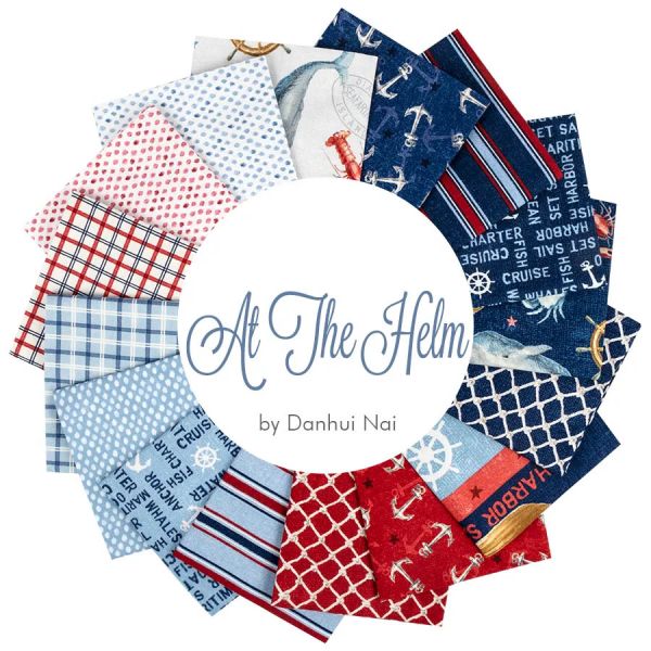 Prepack 'At the Helm' by Danhui Nai  Fat Quarters en Panel