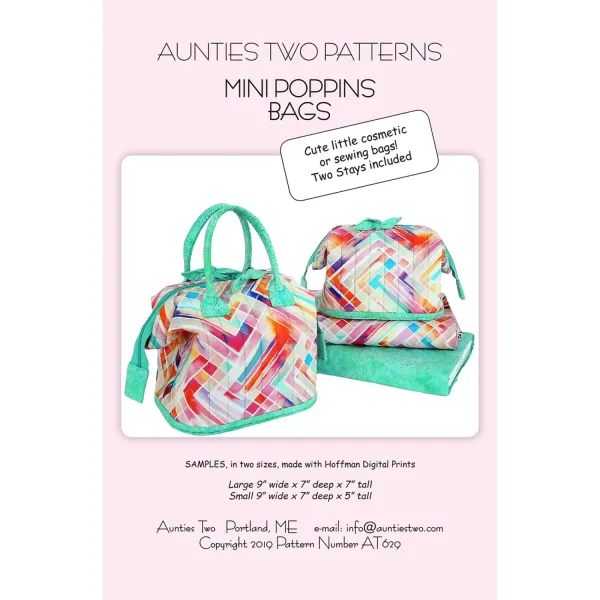 Mini Poppin Bag patroon met beugels