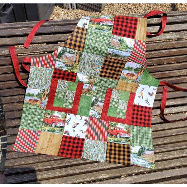 QuiltPakketje -Patchwork Schort - Barbeque Schort