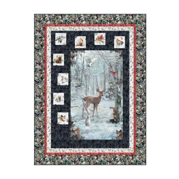 Jollity / Winter Tales Panel Quilt Patroon 