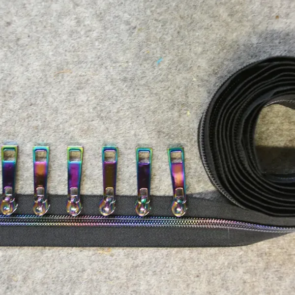Doorlopende Rits 5 mm Jewel Multicolor - 2,5 yard - 7 pulls