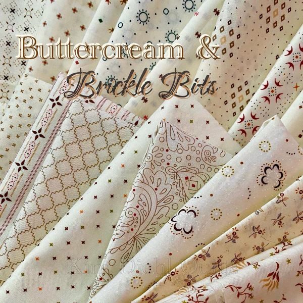 Kim Diehl Jelly Roll Buttercream & Brickle Bits Strips 2.5 inch