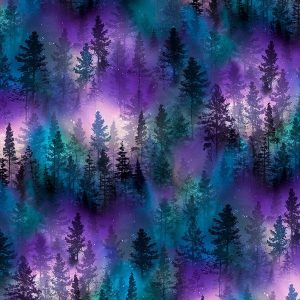 Aurora Nature Purple Forest