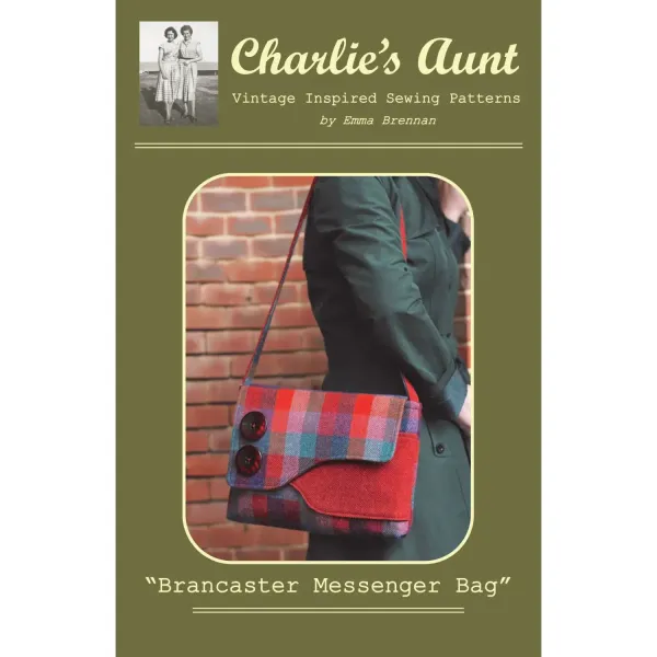 Charlies Aunt Messenger Bag vintage patroon