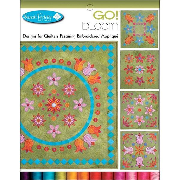 'Bloom' Embroidery Design CD