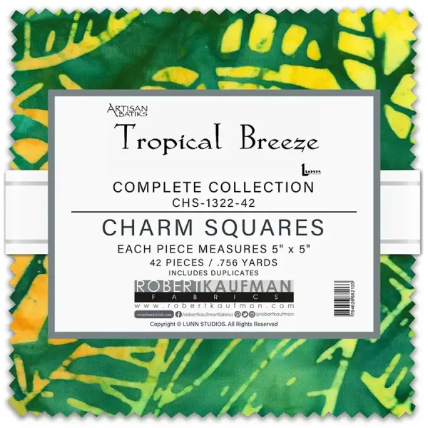 CharmPack Batiks 'Tropical Breeze'