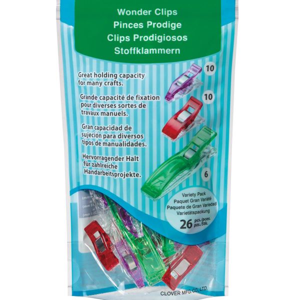 Wonder Clips assortiment - 3 maten