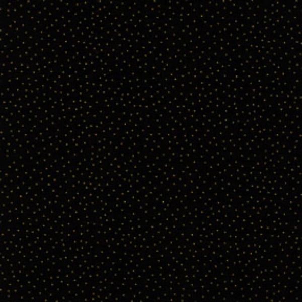 Black Dots -Gold Metallic