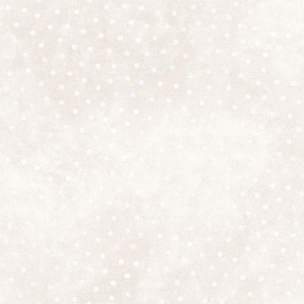 Woolies Light Cream Polka Dots Flannel