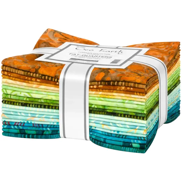 Pre pack Geo Earth Batik - 20 prints