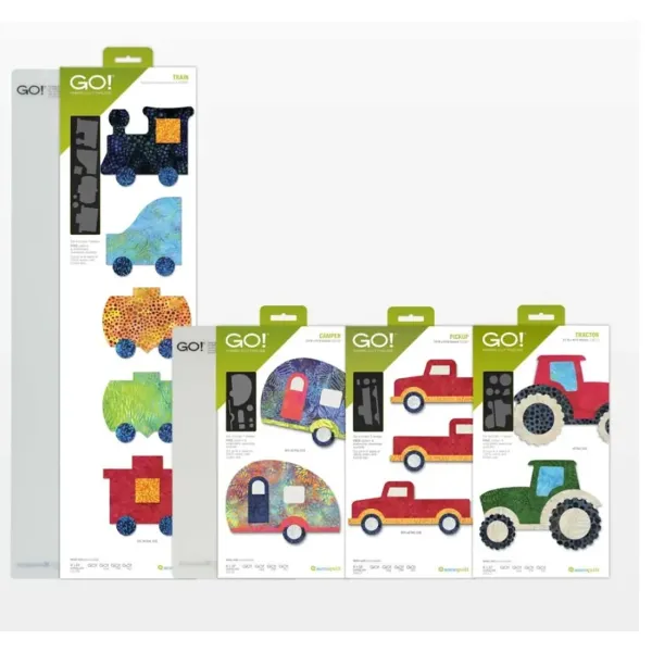 GO! Truck , Camper, Tractor & Trains Die Bundle