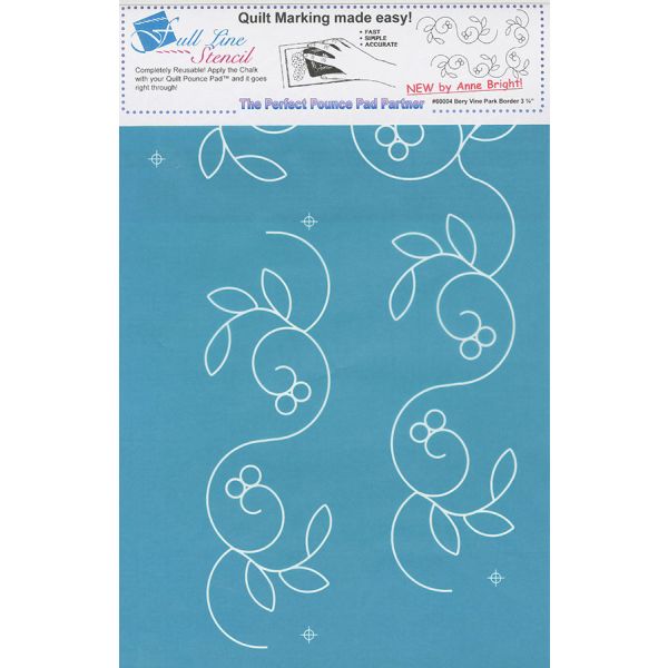 Quiltsjabloon Full Line Berry Vine- 4-3/4 inch