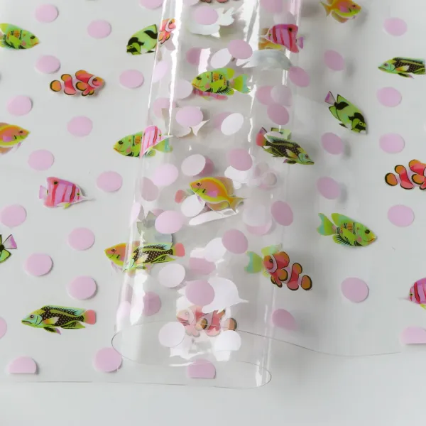 Tula Pink Coral Reef Fish - Transparant Vinyl - naaibaar - 45 cm x 50cm