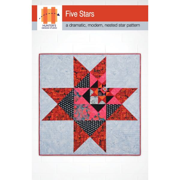 Quiltpatroon Five Stars