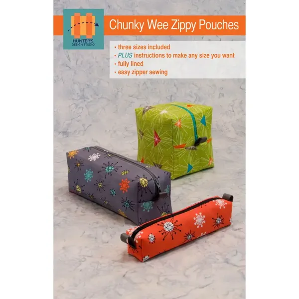 Patroon Chunky Wee Zippy Pouches - 3 maten