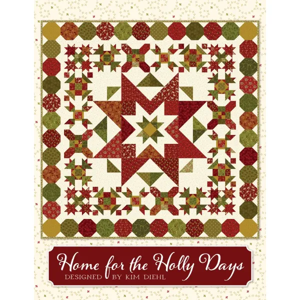 Home for the Holly Days By Kim Diehl  Quilt Patroon 