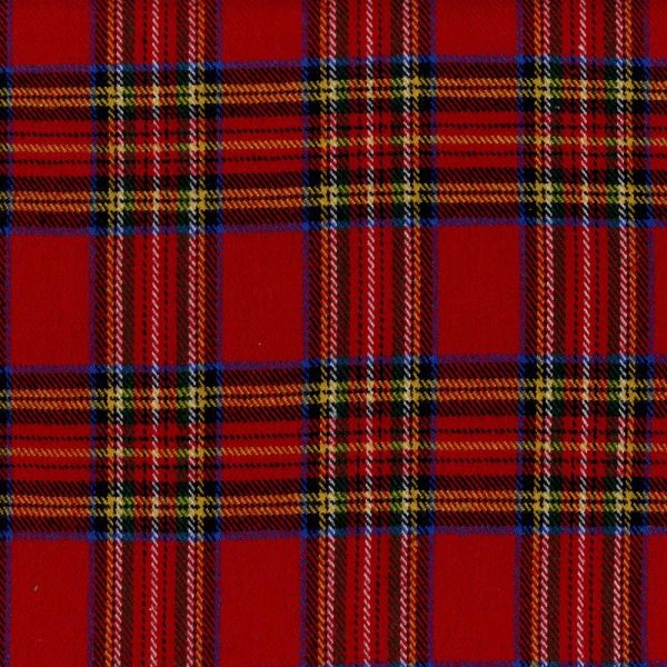 Primo Red Tartan Plaid yarn dyed