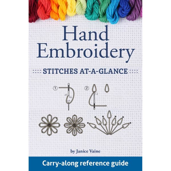 Hand Embroidery Stitches At-A-Glance Pocket Guide