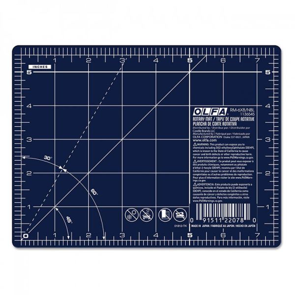 Mini Snijmat 'Navy' - inches 5 x 7 inch