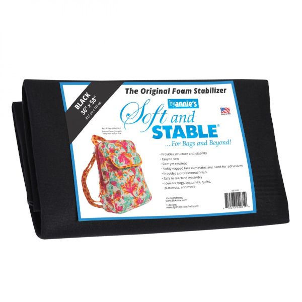 Soft and Stable - Foam Stabilizer -36in x 58in- medium pack -zwart of wit