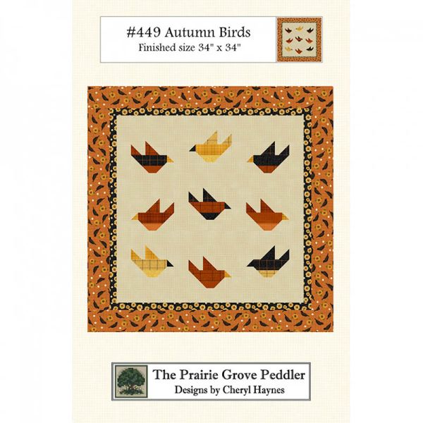 Quiltpatroon Autumn Birds