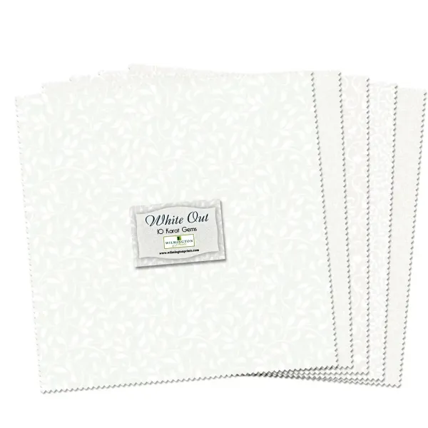 Layercake 10in Squares White Out  