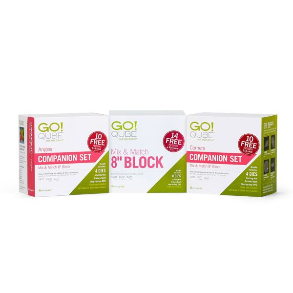 Go! Mix and Match Qube 8" - complete set with compenion Corners & Angles