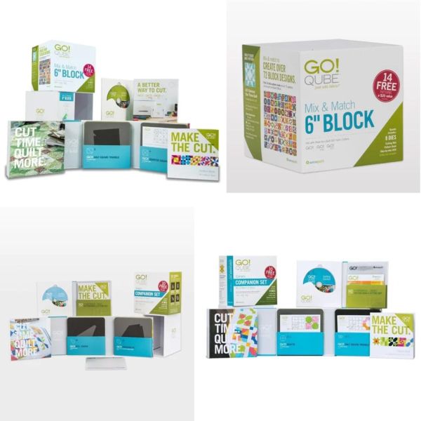 Go! Mix and Match Qube 6" - complete set with compenion Corners & Angles