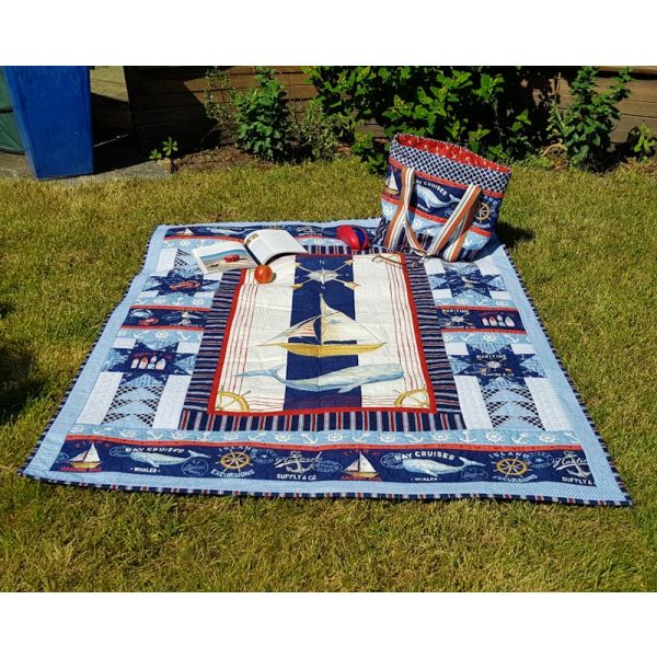 Quiltpakket At the Helm Panel Quilt -130cm x 170cm
