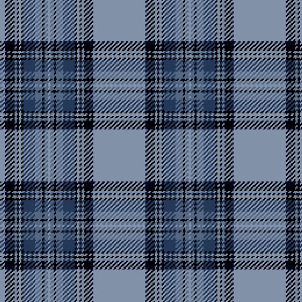 Primo Plaid Tartan  Blue Indigo - Laura Berringer