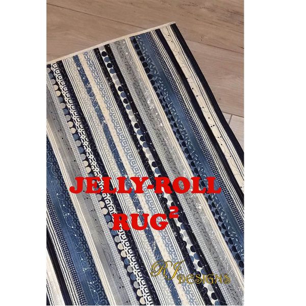 Jelly Roll Rug patroon - rechthoekig