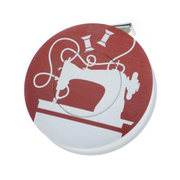Centimeter RollFix -Sewing thema -  met karabijnhaak (cm en inch)