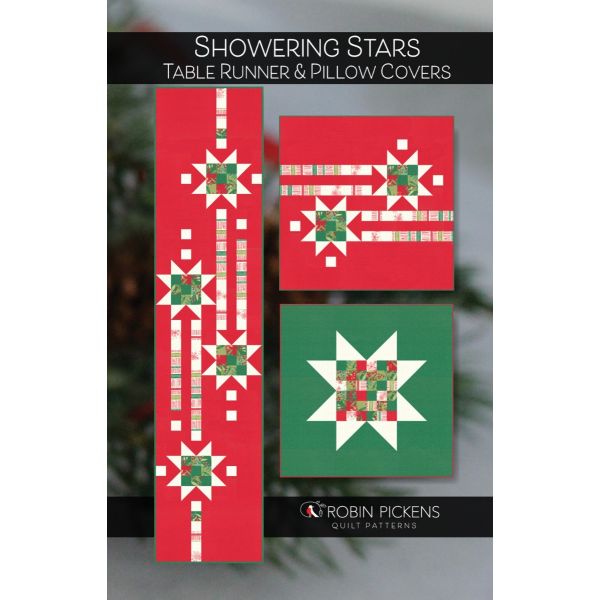 Quiltpatroon Showering Stars