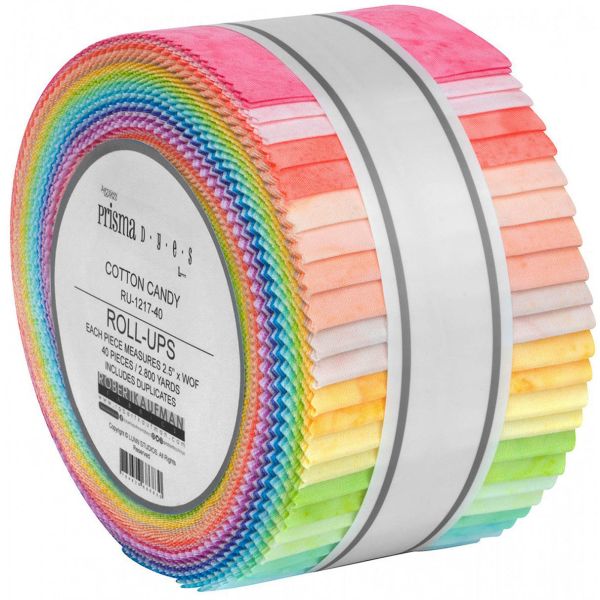 Jelly Roll Batik  ' Cotton Candy Pastel '
