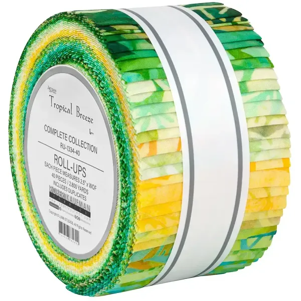 Jelly Roll Batik  ' Tropical Breeze'