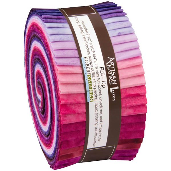 JellyRoll Bali Batik Plum Collection 