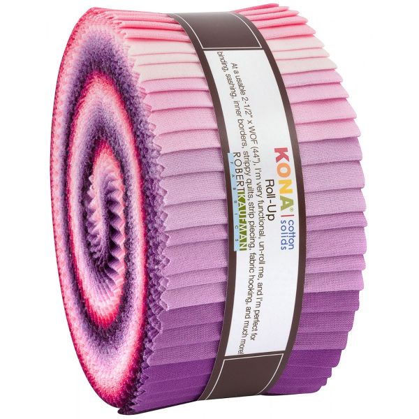 Jelly Roll Kona Solid Wild Berry Palette 2.5 inch