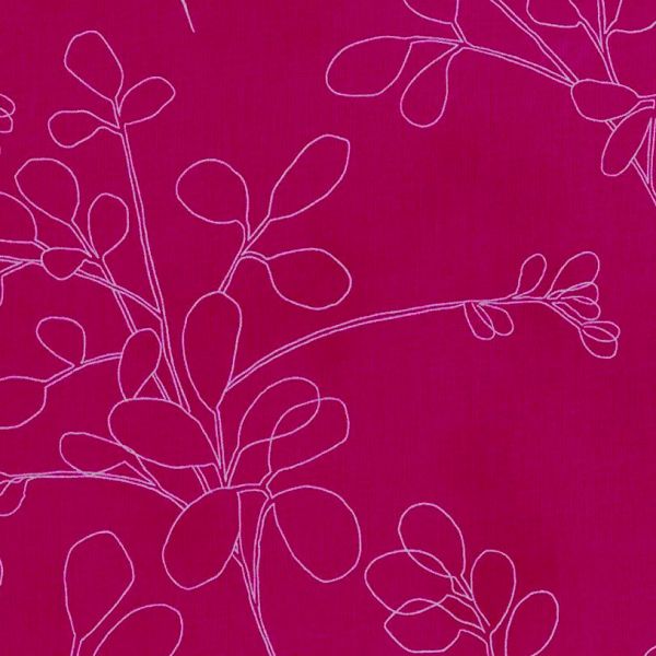 Fuchia Line Flowers