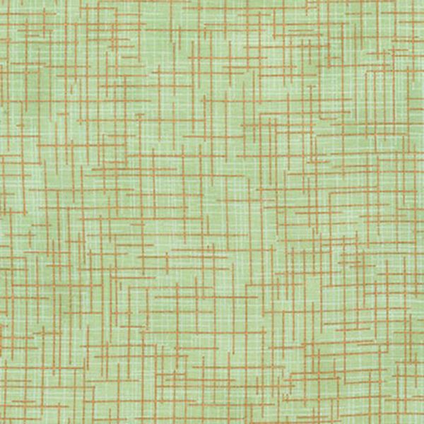 Soft Green Quilters Linen -met metallic