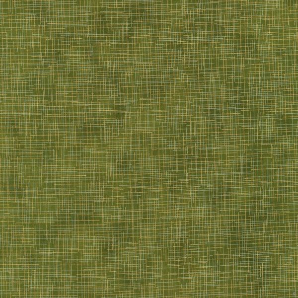 Green Olive Quilters Linen met metallic