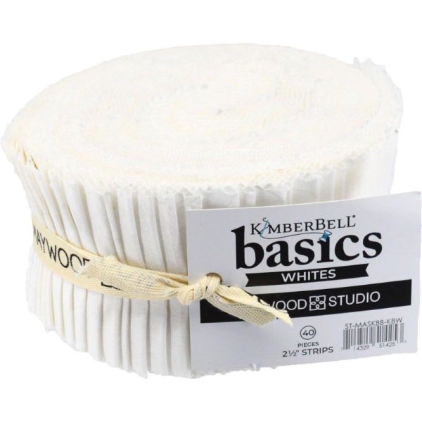 Jelly Roll Strips Kimberbell Basics White on White
