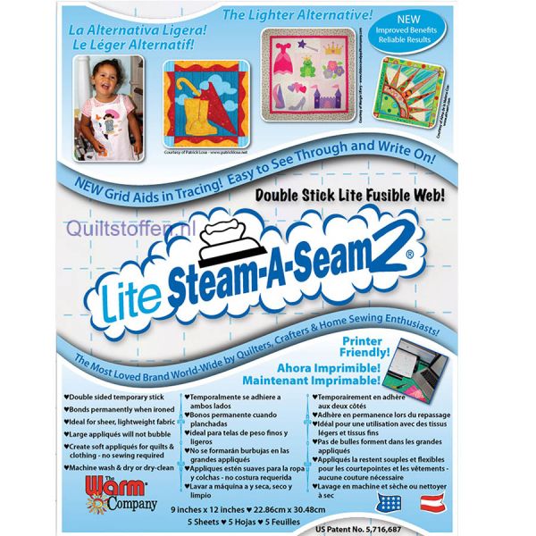 Steam a Seam Light - 5 sheets